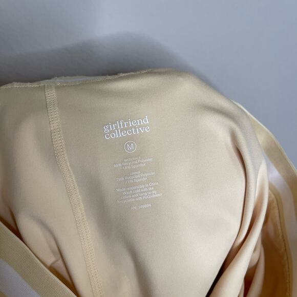 Girlfriend Collective Yellow Skater Athletic Mini Skort M - Picture 6 of 6